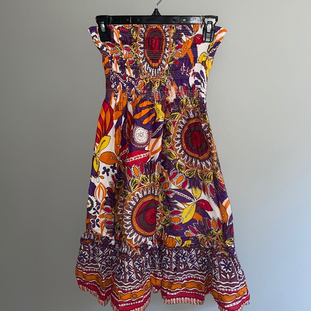 Fun patterned cover up